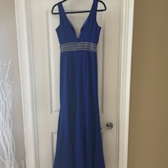 Royal blue Nina Couture gown - Picture 4 of 5